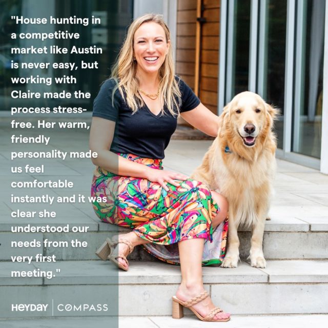 We really do have the best agents in Austin! Love this review from a client of @clairetherealtor.atx

Considering a move? Reach out to us! Learn more about our group of superstar agents: theheydaygroup.com/heyday-team.