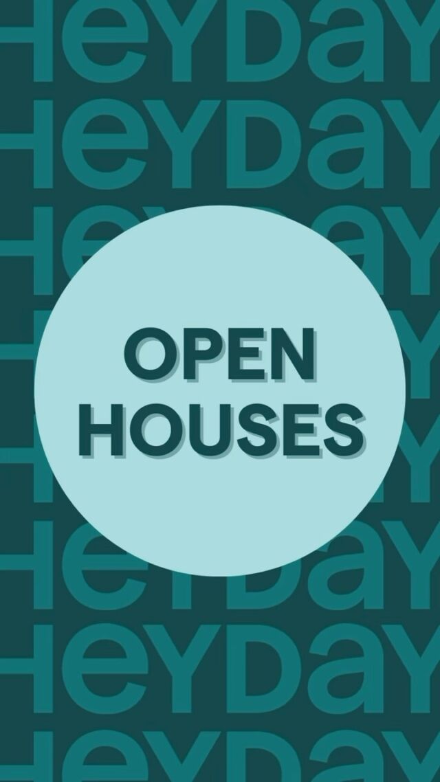 Saturday O P E N HOUSES! Come see us at one of these great homes.