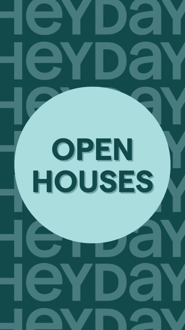 9 Heyday Open Houses this weekend - don’t miss these! 🏡✨