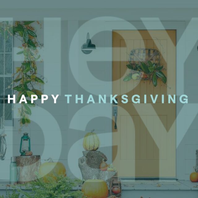 From our Heyday family to yours, Happy Thanksgiving! 🍁 We are grateful for our loved ones and the support of our fantastic clients and partners.