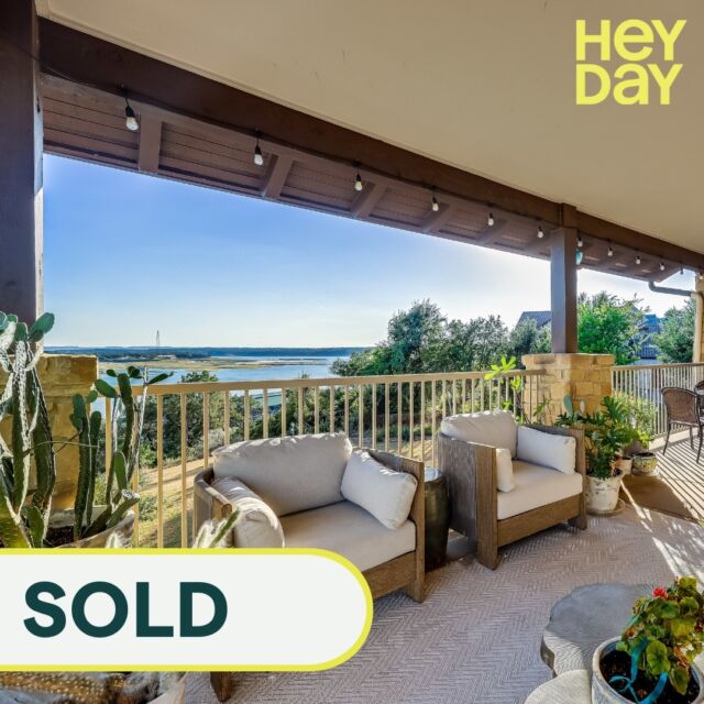 JUST SOLD!
Seller Represented by @meredithalderson.heyday
📍Jonestown

We enjoyed helping this seller transition to her next chapter, finding the perfect buyer for her Texas lakefront condo. The stunning views and private boat slip made this the ideal lake living package - truly a smooth transaction from start to finish!