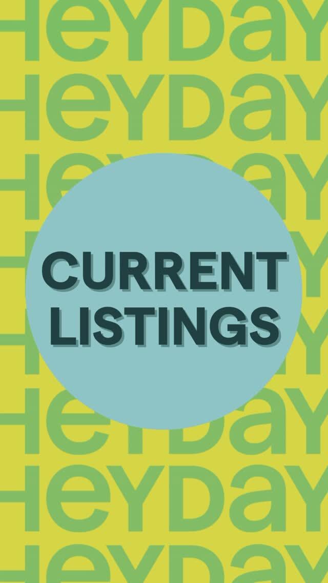 Current listings and off-market opportunities! We have some incredible listings hitting the market this year that we can’t wait to share. DM us to learn more 🏠