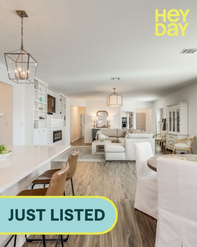 JUST LISTED!
1101 Bluewood Bend

3 BD | 2 BA | 2,072 SQFT
Offered for $520,000
Listed by @meredithalderson.heyday

Live the resort life in Bryson! This magazine-worthy 3 bed/2 bath single-story delivers luxury at every turn. Custom kitchen, spa bath, screened porch & outdoor entertaining on prime corner lot. Award-winning community offers pools, trails & more. Leander ISD. Move-in perfect - make your everyday feel like vacation!