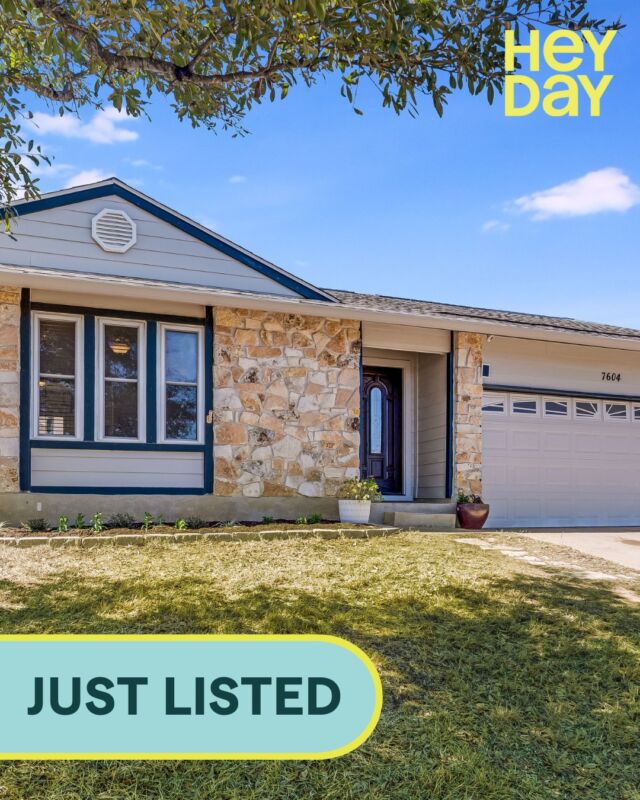 JUST LISTED! 
7604 Chelmsford Drive

3 BD | 2 BA
Offered for $425,000
Listed by @meredithalderson.heyday

Adorable Southwest Austin gem! Thoughtfully updated with modern finishes, this move-in ready home offers defined spaces, a private backyard retreat, and easy access to parks, shopping, and dining. Nestled in a welcoming community just 10 miles from Downtown Austin. HVAC 2024, Roof 2019.