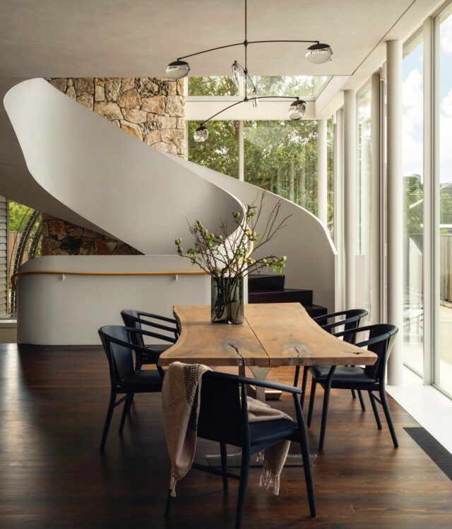 Design Feature: Reimagining an Austin Landmark  Step inside one of Austin’s oldest homes, reimagined by @hsuoffice into a stunning fusion of heritage and modern design. Set on a rare 1.25-acre lot in Travis Heights, this 1851 gem tells a story nearly two centuries in the making. Hsu preserved the home’s original brick foundation and Victorian charm while adding glass-walled living spaces, a sculptural staircase, and even a rooftop widow’s walk with city views. Every corner reveals layers of history, from charred beams repurposed into a spa-like bathroom to fossils and artifacts discovered during restoration. Outside, native landscaping and a green-roof cabana create a serene, tucked-away retreat just steps from South Congress. It’s a breathtaking balance of preservation and progress - a living timeline of Austin itself.

Find the full feature over at @tribeza 

📷 Chase Daniel